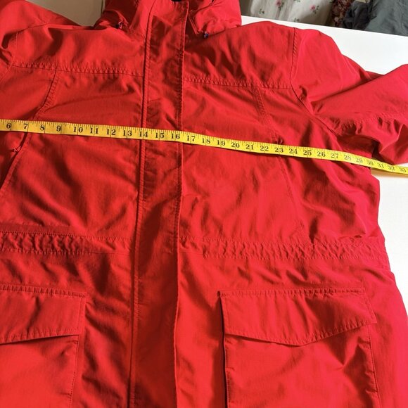 Lands End Womens Jacket Squall Parka insulated Waterproof Fleece Lined Red Sz 3X - Picture 10 of 14